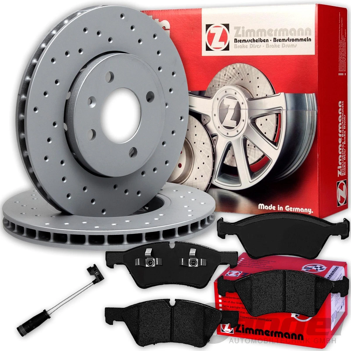 Гальмівні колодки та диски Zimmermann для MERCEDES-BENZ E-CLASS W210 Гальмівні колодки та диски Zimmermann для MERCEDES-BENZ E-CLASS W210