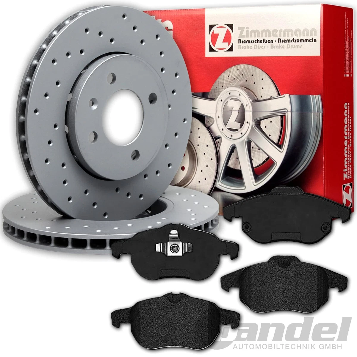 Гальмівні колодки та диски Zimmermann для Renault Megane II Grandtour Гальмівні колодки та диски Zimmermann для Renault Megane II Grandtour