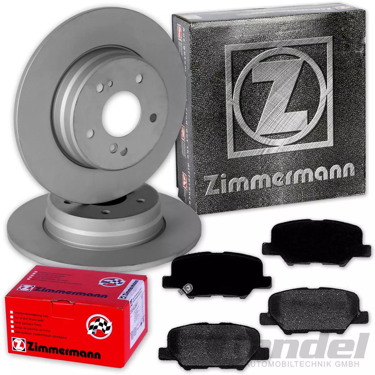 Гальмівні колодки та диски Zimmermann для Renault Megane II Grandtour Гальмівні колодки та диски Zimmermann для Renault Megane II Grandtour