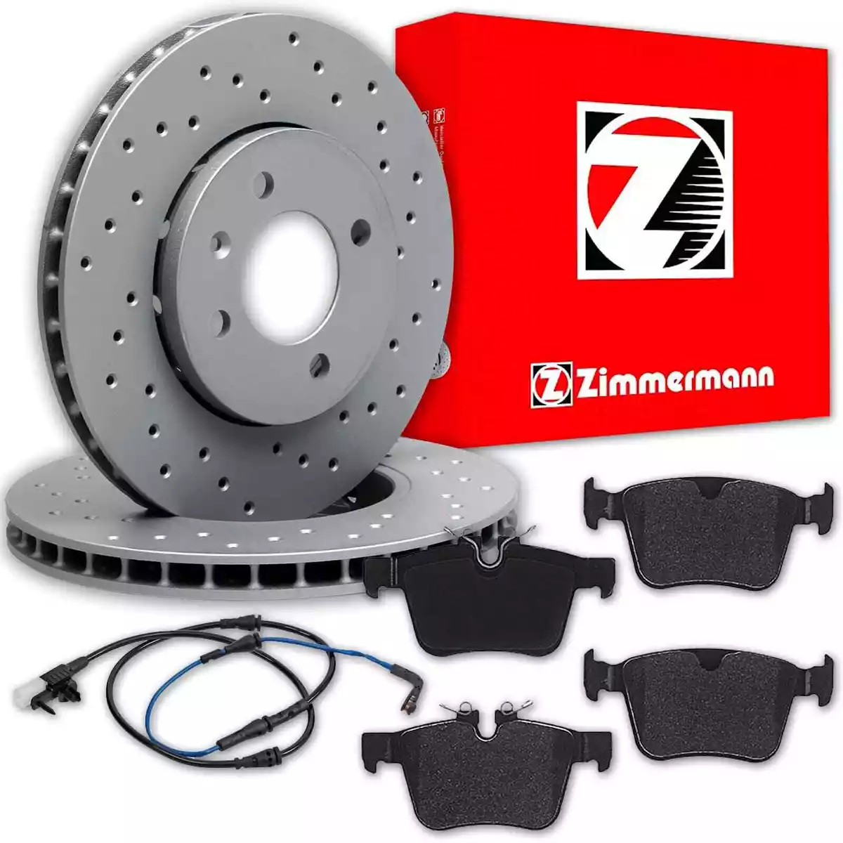 Гальмівні диски та колодки Zimmermann для Renault Scenic II